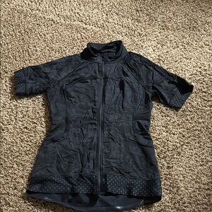 lululemon athletica Black Short Sleeve Jacket